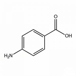 4-Aminobenzoic acid structural formula 150-13-0 structural formula